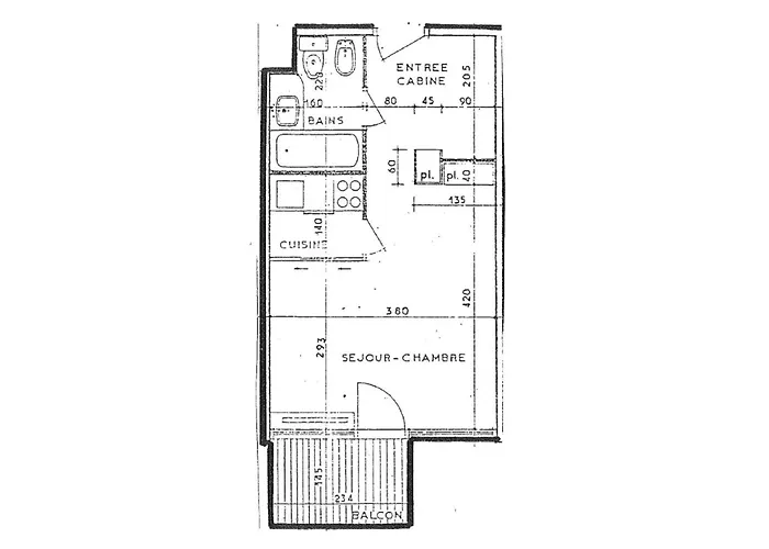 Daire Glaciers - Location: Pour 4 Personnes Avec Balcon Sud Ouest Dans Un Quartier Jeune Et Anime Mae-9085
